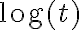 \log(t)