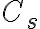 C_{s}