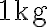 1 \textrm{kg}